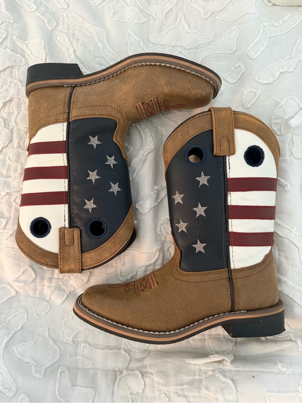 Smoky mountain kids boots Stars and Stripes size 2